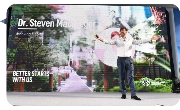 Steven MacGregor, conferencista para eventos corporativos sobre Bienestar Corporativo